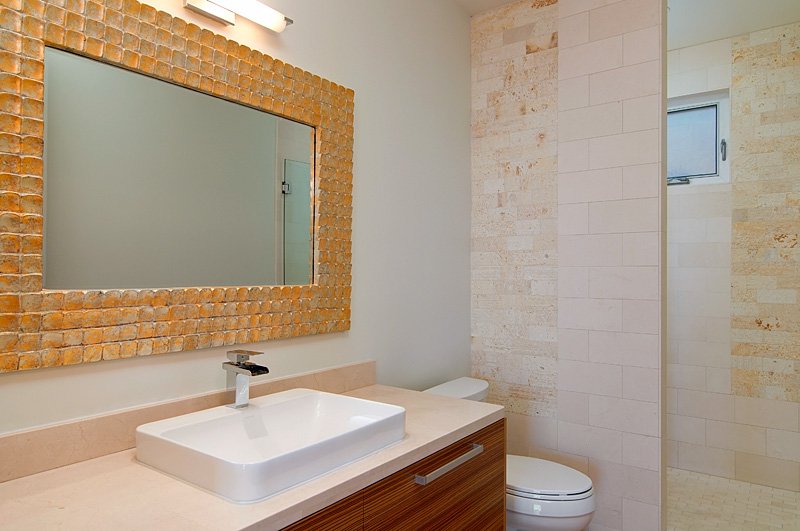 Premium bath finishes