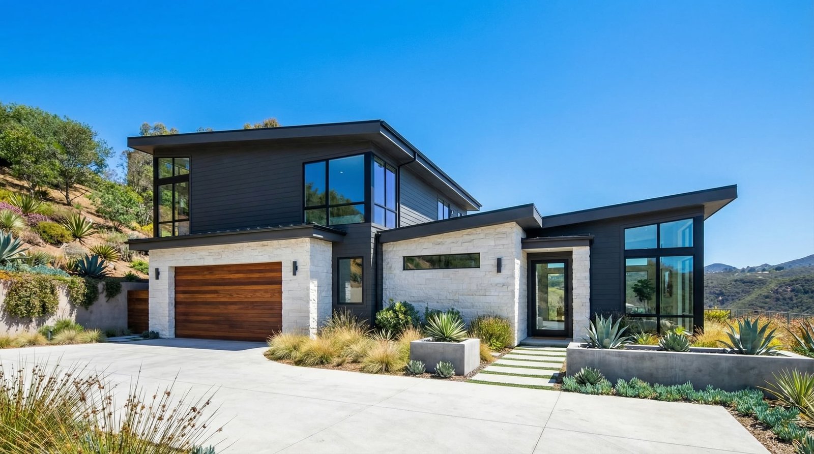 Fire rebuild contemporary home