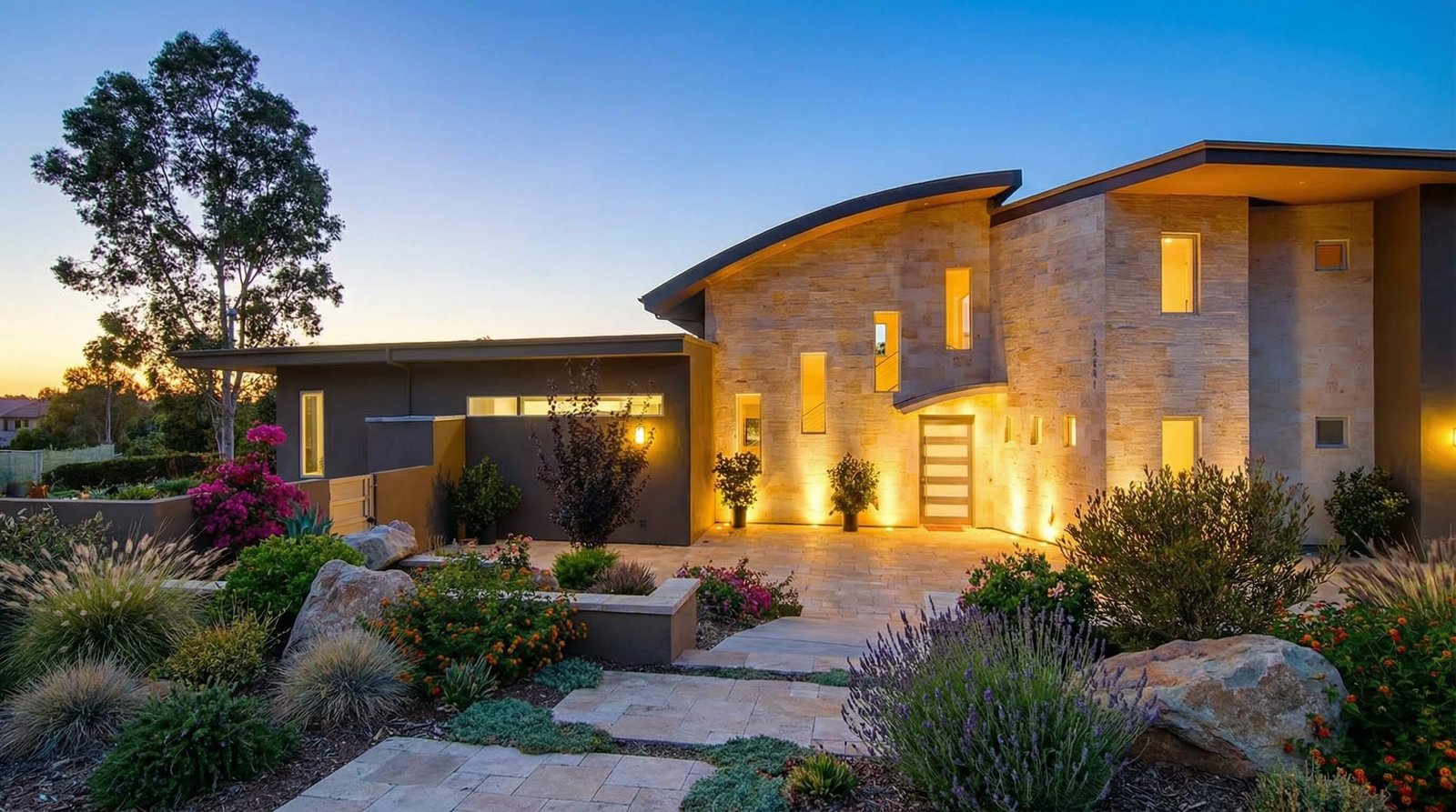 Modern stone architecture rebuild